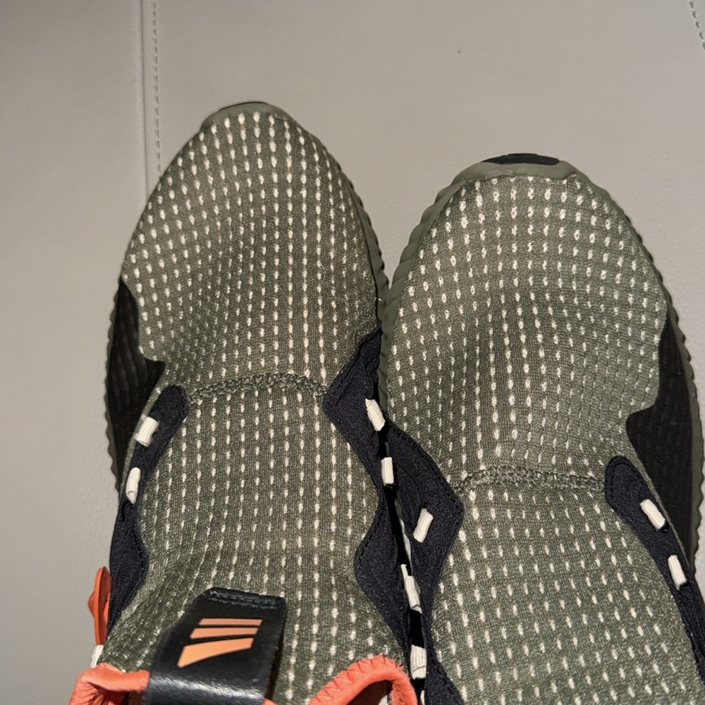 Adidas AlphaBounce Instinct CC M Olive Green Slip On Running‎ Shoes Men's Sz 12 - Picture 12 of 12